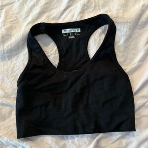 Forever 21 Black Racerback Sports Bra